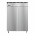 Hoshizaki America Refrigerator, Two Section Pass Thru Upright, Full Stainless Doors with Lock PT2A-FS-FS